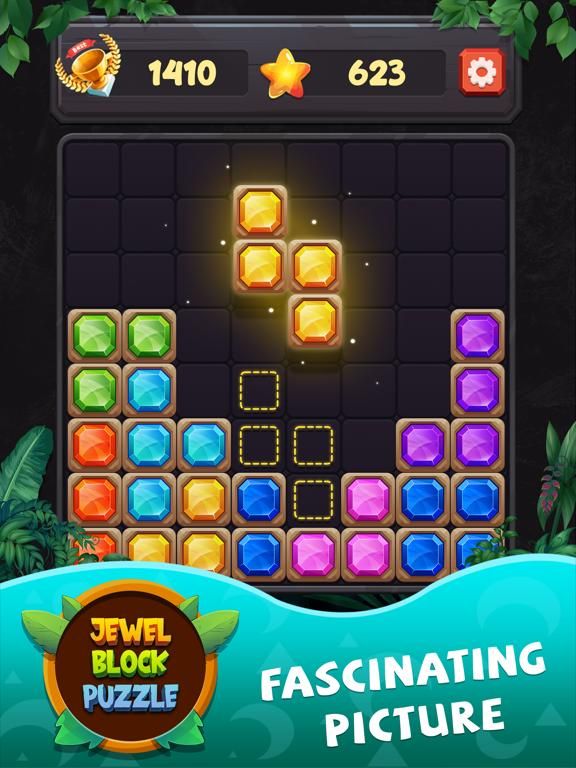 Jewel Block Puzzle Classic game screenshot