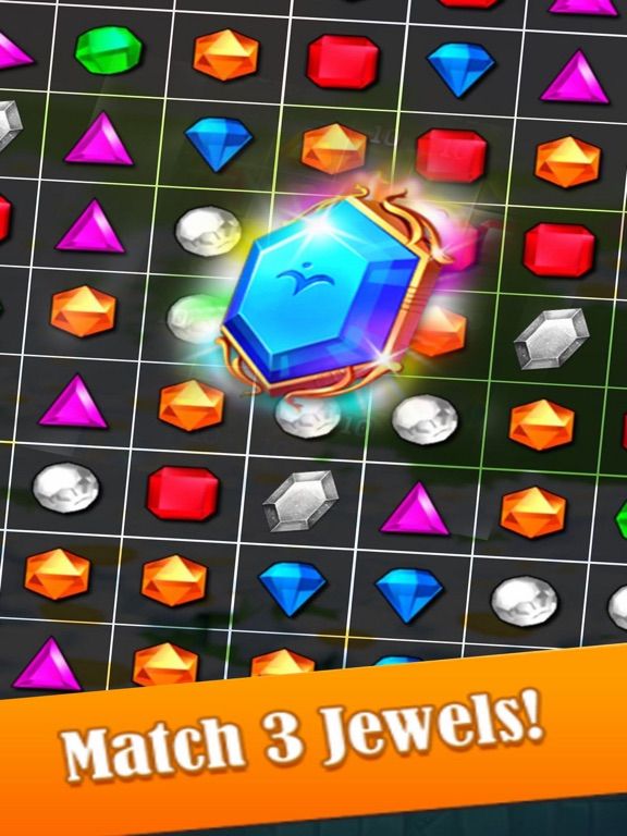 Jewels Match Crazy App Screenshot