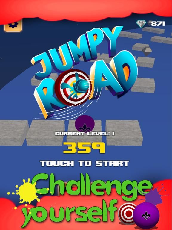 Jumpy Road-Fun game screenshot