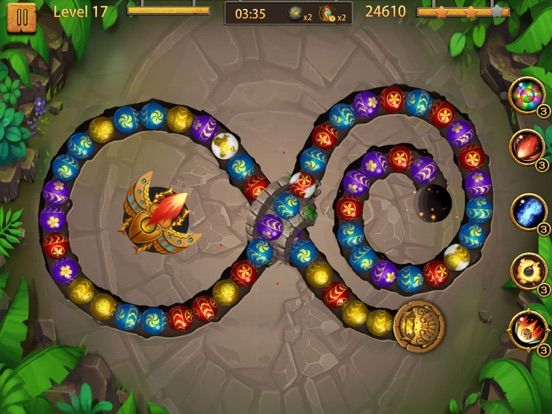 Jungle Marble Quest game screenshot