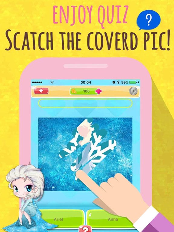 Junior Quiz : Guess Snow Blur for Movie TV Cartoon Character game screenshot