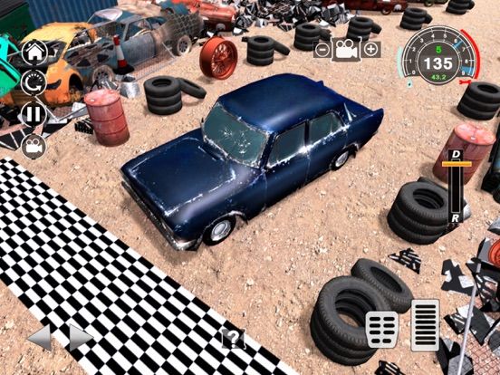 Junkyard Car Parking 3D App Screenshot