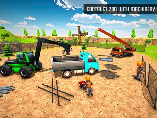 Jurassic Dinosaur Zoo Builder game screenshot