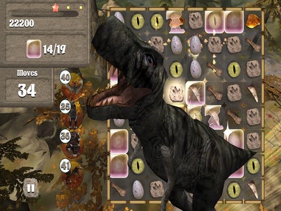 Jurassic Free Fall Unlocked game screenshot