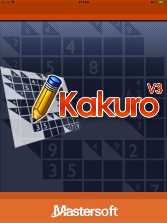 Kakuro game screenshot