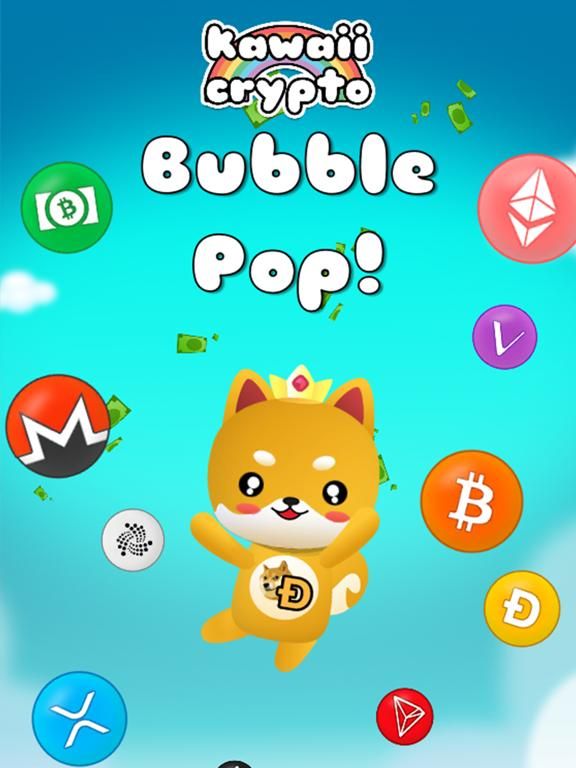 Kawaii Crypto Bubble Pop App Screenshot