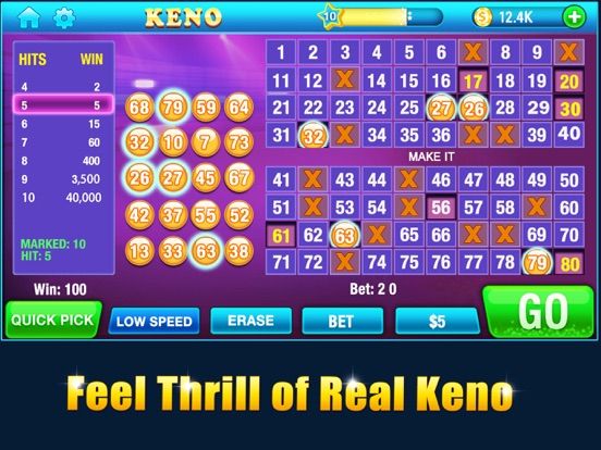 Keno Kino Lotto game screenshot