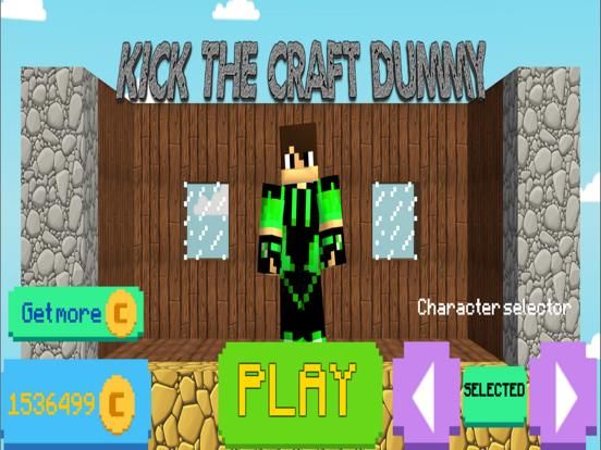 Kick The Craft Dummy game screenshot