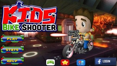 Kids Bike Shooter : Bike Racing Shooter For Kids game screenshot