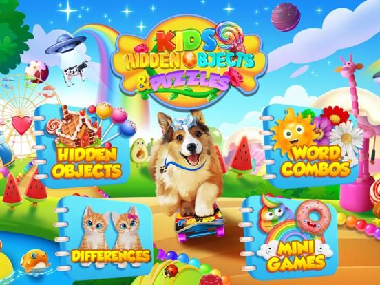 Kids Hidden Objects & Puzzles game screenshot