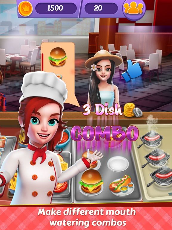 Kitchen Chef -Fun Cooking Game App Screenshot