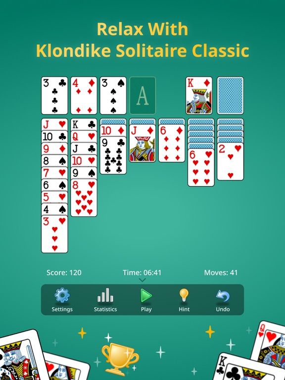 Klondike Solitaire. Free Patience Card Game game screenshot