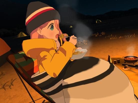 Laid-Back Camp Virtual Fumoto App Screenshot