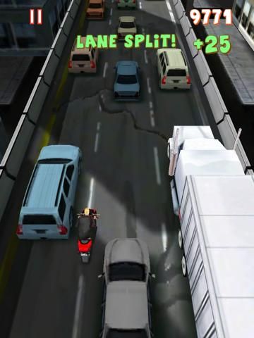 Lane Splitter game screenshot