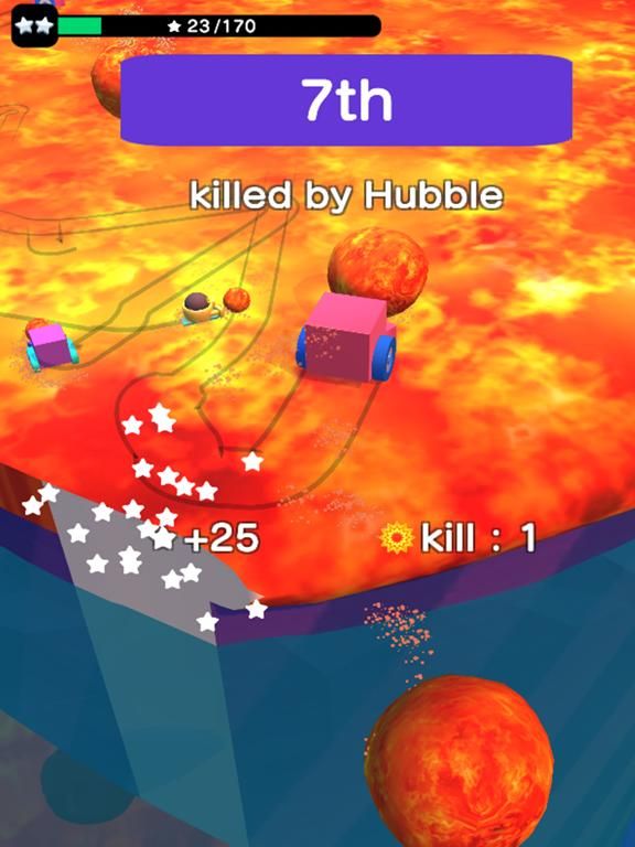 Lava Ball Wars game screenshot