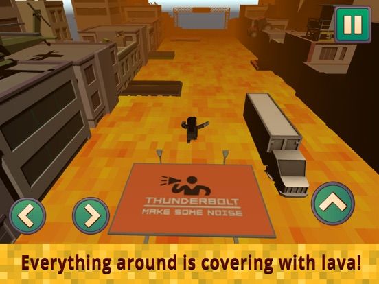 Lava Floor Jumping Challenge game screenshot