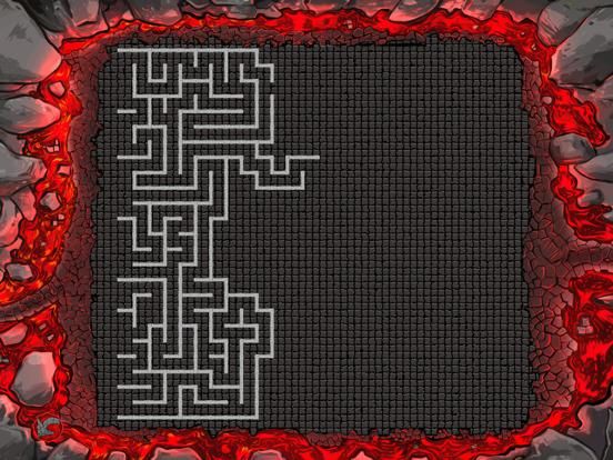 Lava in Maze game screenshot