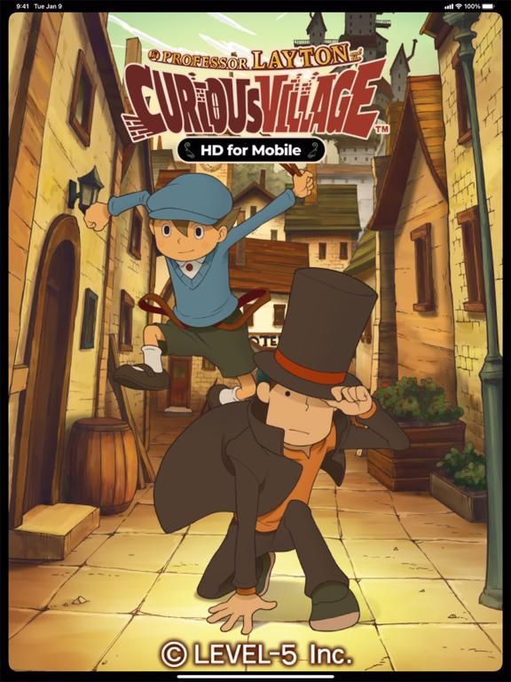Layton: Curious Village in HD game screenshot
