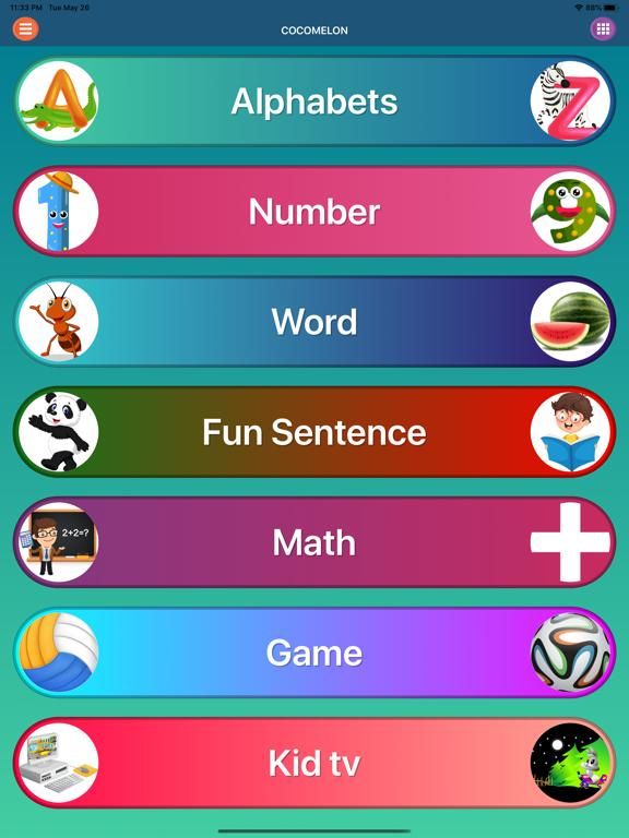 Learn English Word & Math Game game screenshot