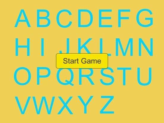 Learn Letters A to Z game screenshot