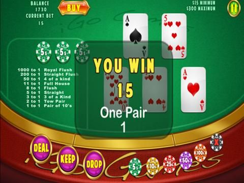 Let It Ride Poker (PRO) game screenshot