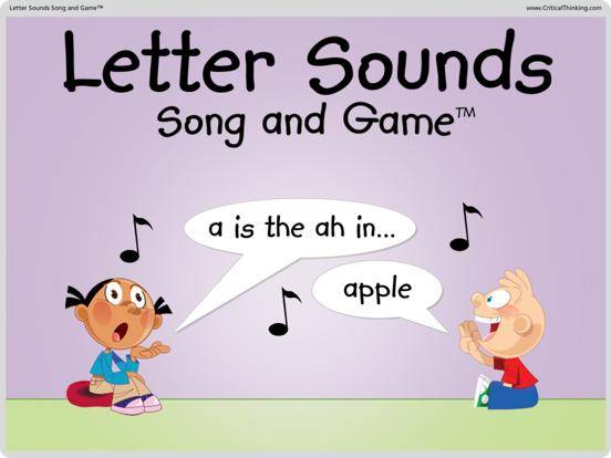 Letter Sounds Song and Game™ game screenshot