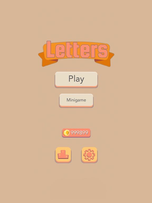 Letters game screenshot