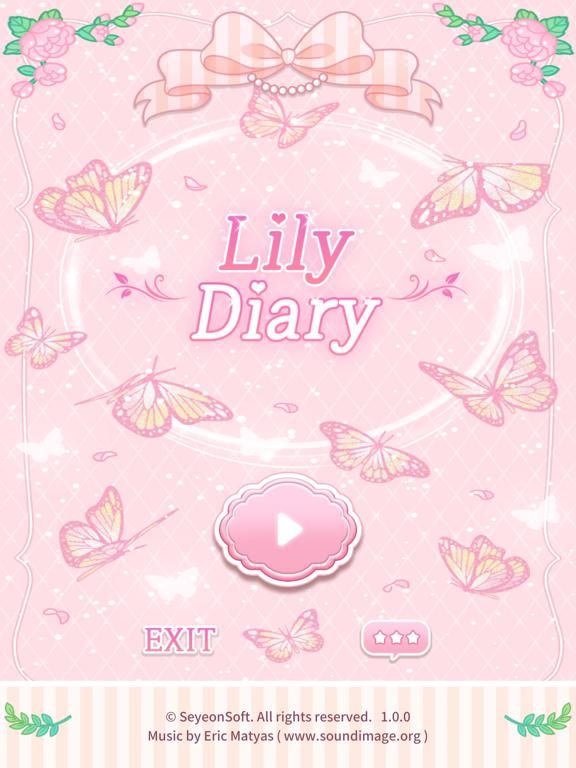 Lily Diary game screenshot