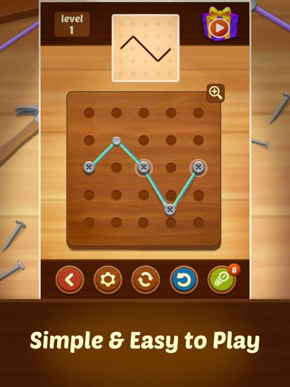 Line Puzzle: String Art game screenshot