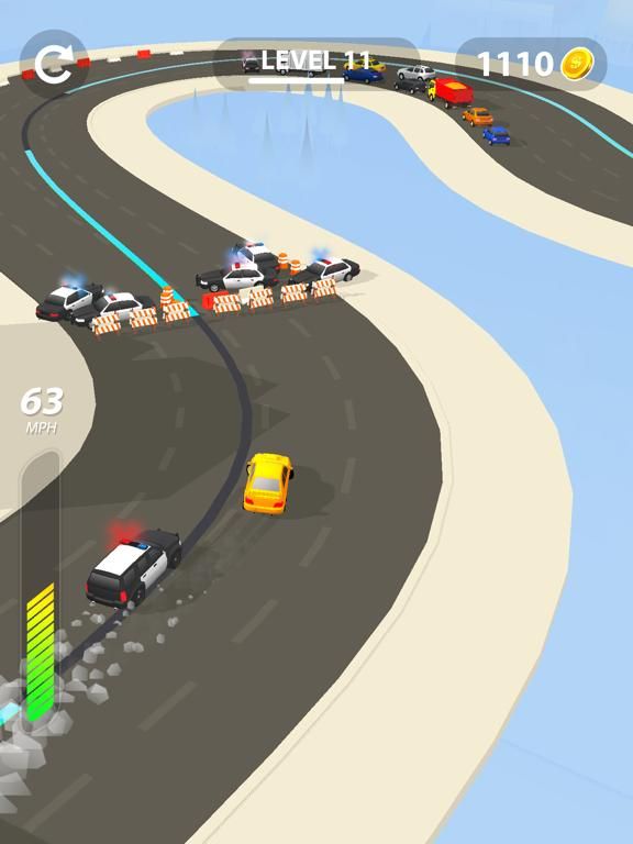 Line Race Pursuit game screenshot