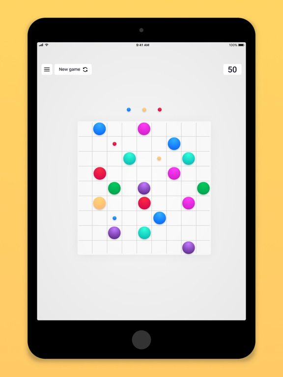 Lines 2098 And Bubbles Classic game screenshot