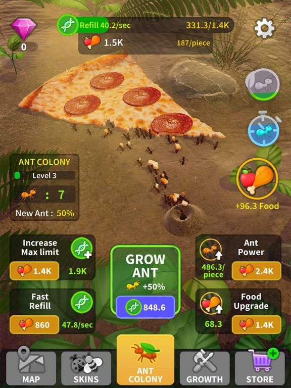 Little Ant Colony App Screenshot