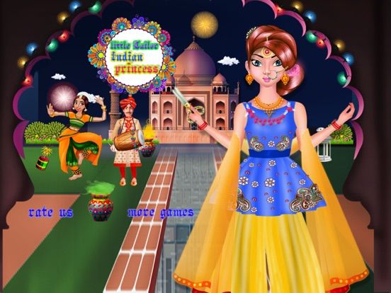 Little Tailor Indian Princess game screenshot