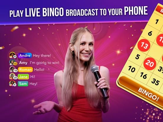 Live Play Mobile Bingo App Screenshot