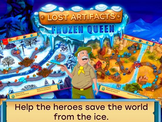 Lost Artifacts: Frozen Queen game screenshot