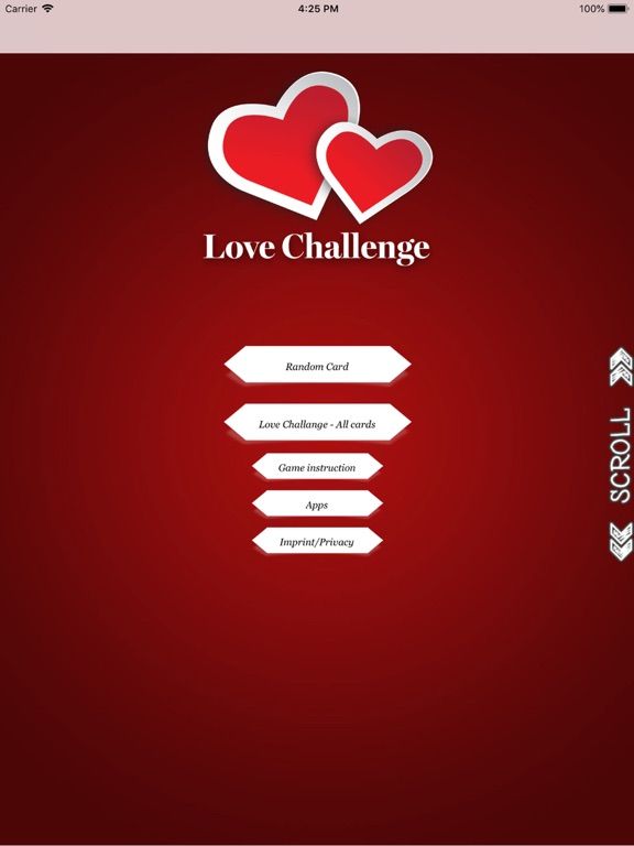 Love Challenge ASK EACH OTHER App Screenshot