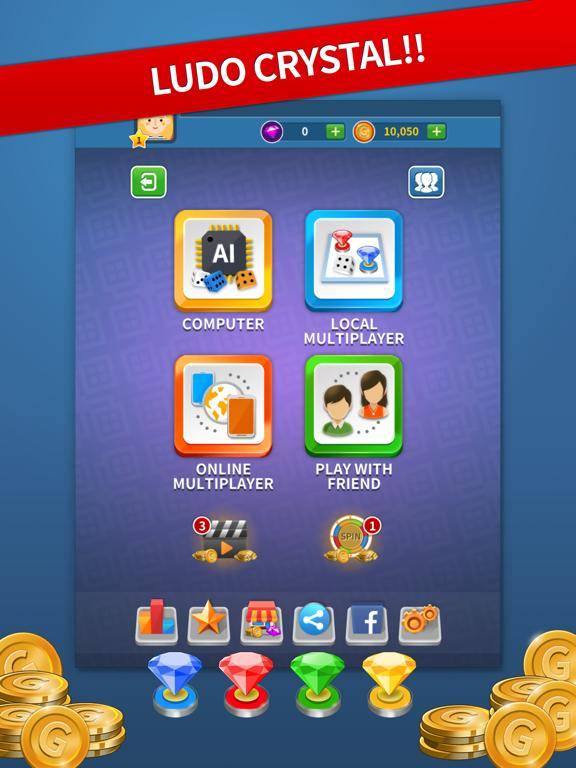 Ludo Crystal App Screenshot