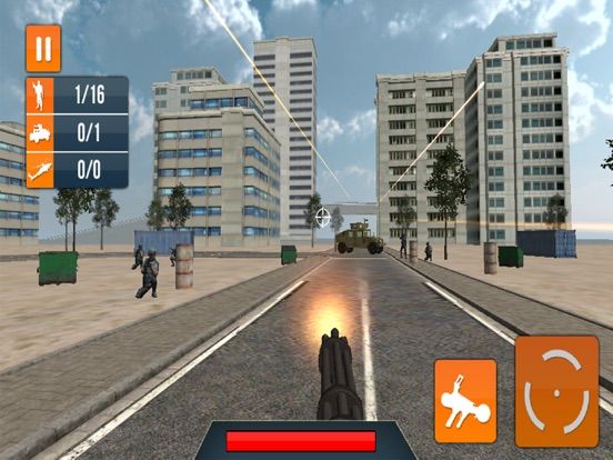Machine Gun Snip War Shooting App Screenshot