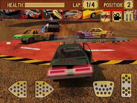 Mad Car Crash Racing Demolition Derby game screenshot