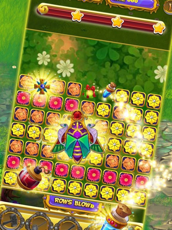 Magic Blast Flowers Match App Screenshot