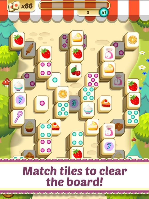 Mahjong Cupcake Bakery App Screenshot