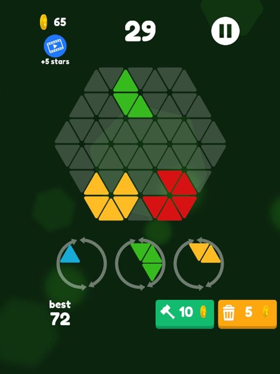 Make Hexagon Block Puzzle App Screenshot