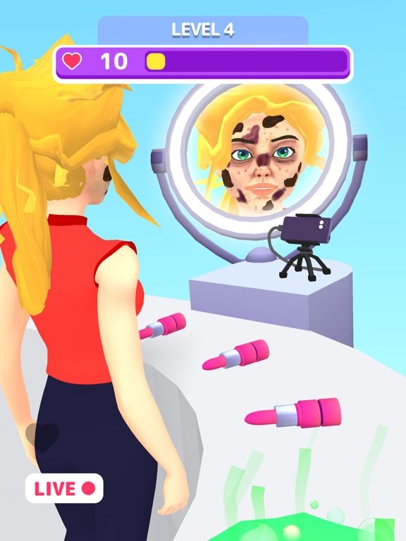 Makeover Race game screenshot