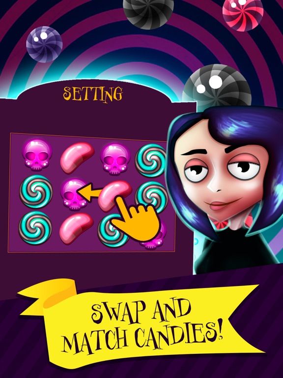 Match 3 Candy Cream Bomb game screenshot