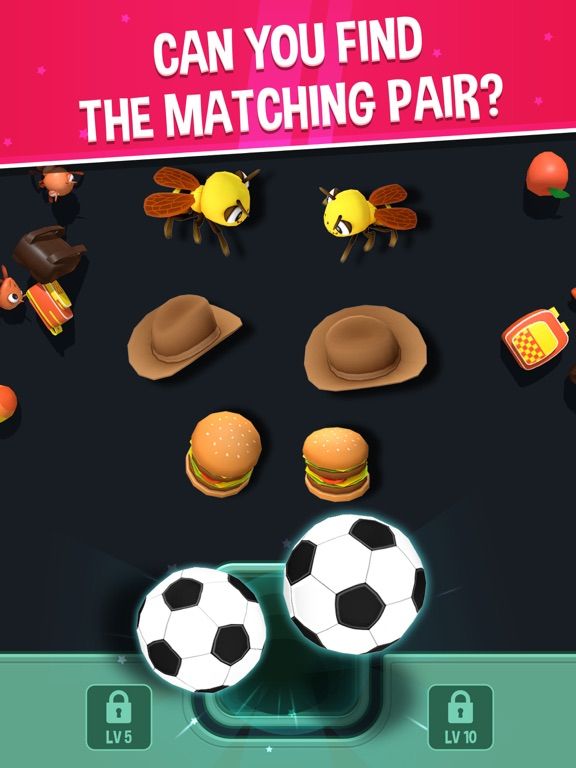 Matching Puzzle 3D App Screenshot