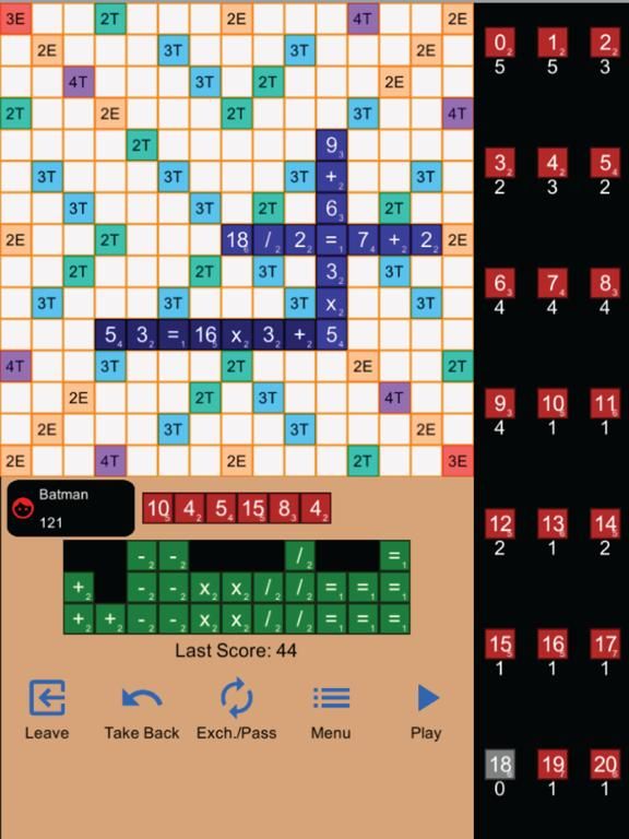 Math Box Board Game App Screenshot
