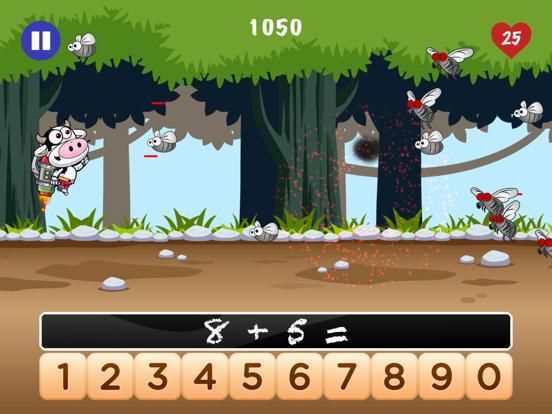 Math Cow game screenshot