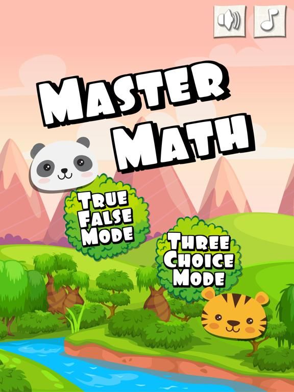 Math Master game screenshot