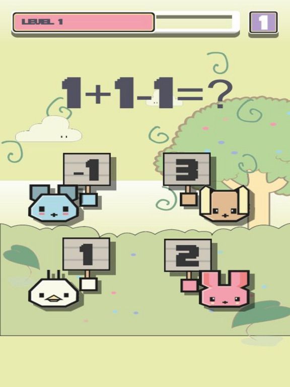 Math Zoo Puzzle game screenshot
