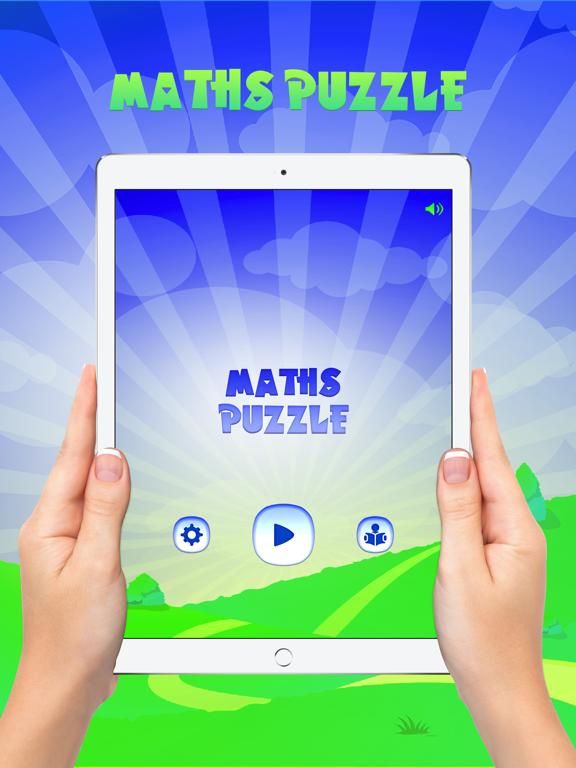 Maths Puzzles Games App Screenshot